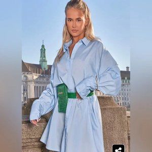 NWT PLT Blue T-Shirt Dress